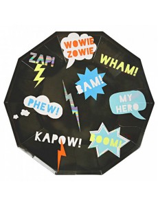 Pratos Super Heróis